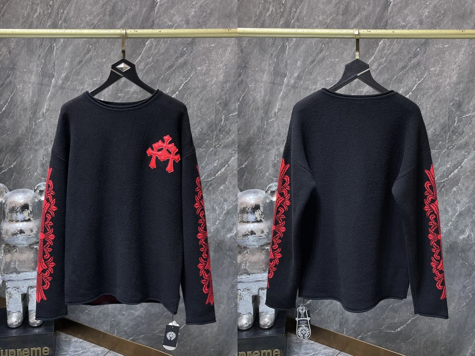Knit Crew Neck Sweater photo 2