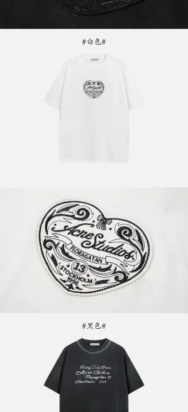 Acne Studios Signature Logo T-Shirt Black - 25