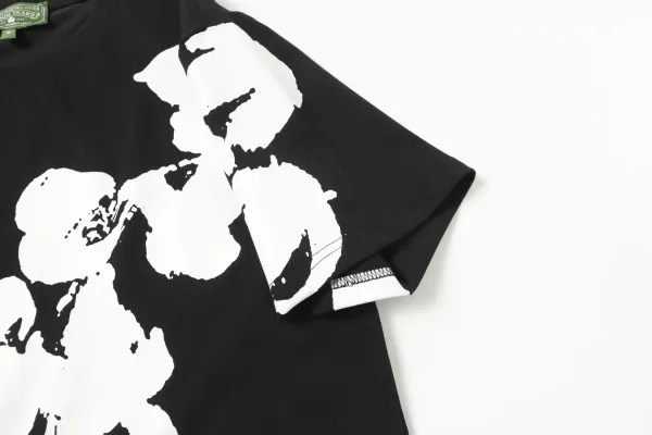 Off-White Cotton Poplin Shorts Black White Abstract Print Shorts - 19