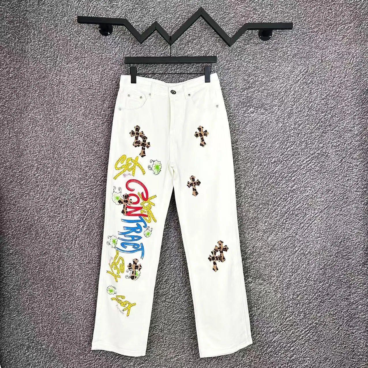 Washed Denim Jeans photo 5