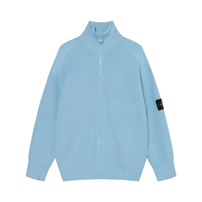 Zip Cardigan Knit Sweater photo 6