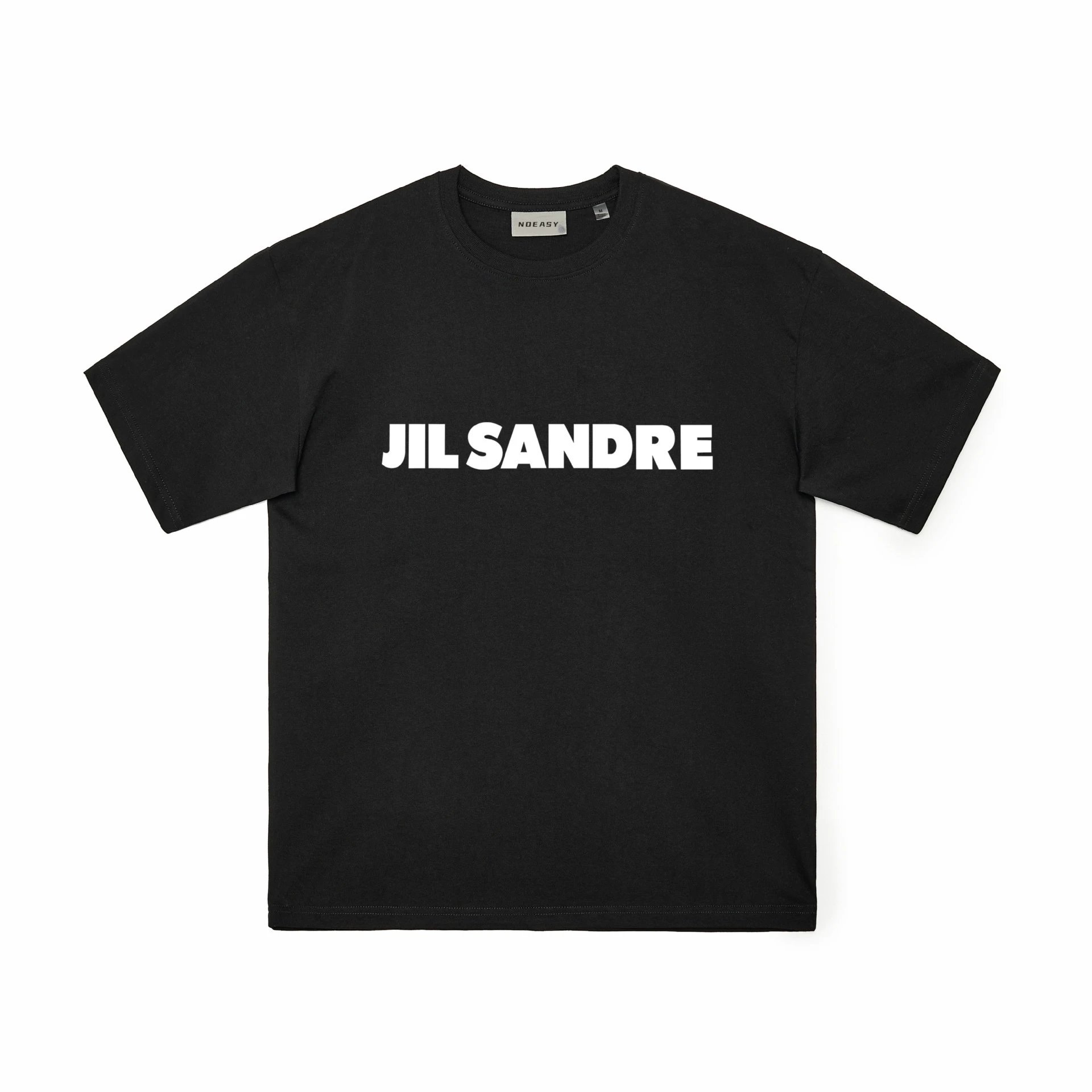 White Short Sleeve T-Shirt Unisex Loose photo 3