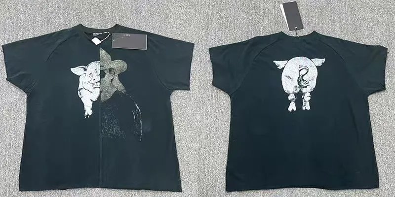 Vintage Distressed Print T-Shirt photo 4