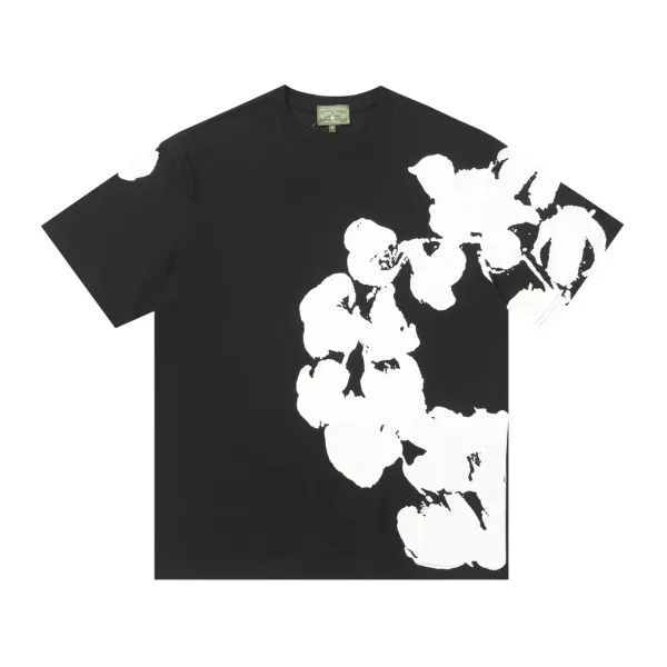 Off-White Cotton Poplin Shorts Black White Abstract Print Shorts - 16
