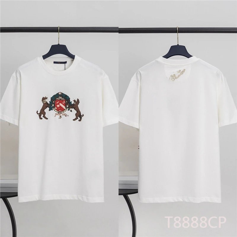 Embroidered Letter Print T-Shirt photo 3