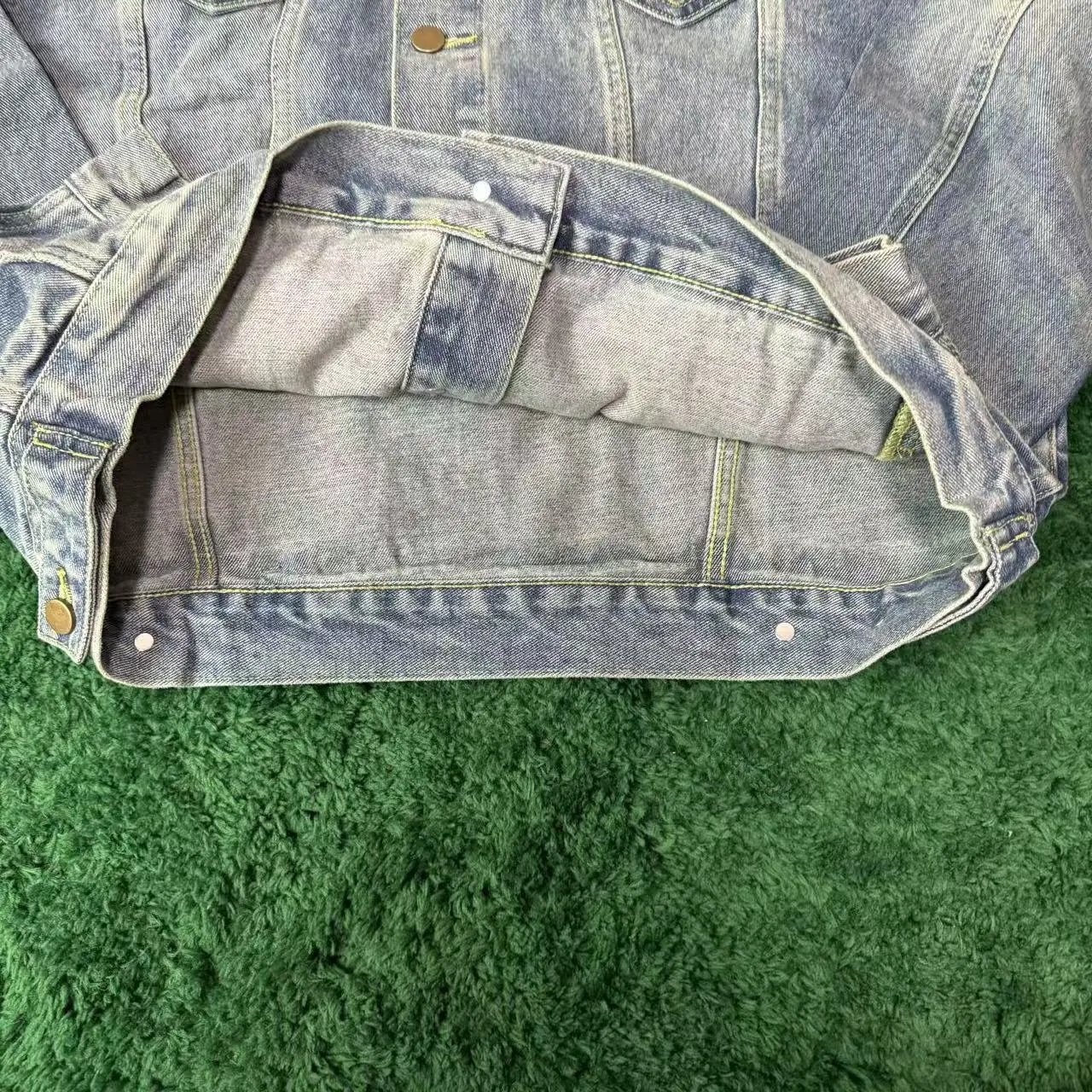 Distressed Denim Jacket photo 6