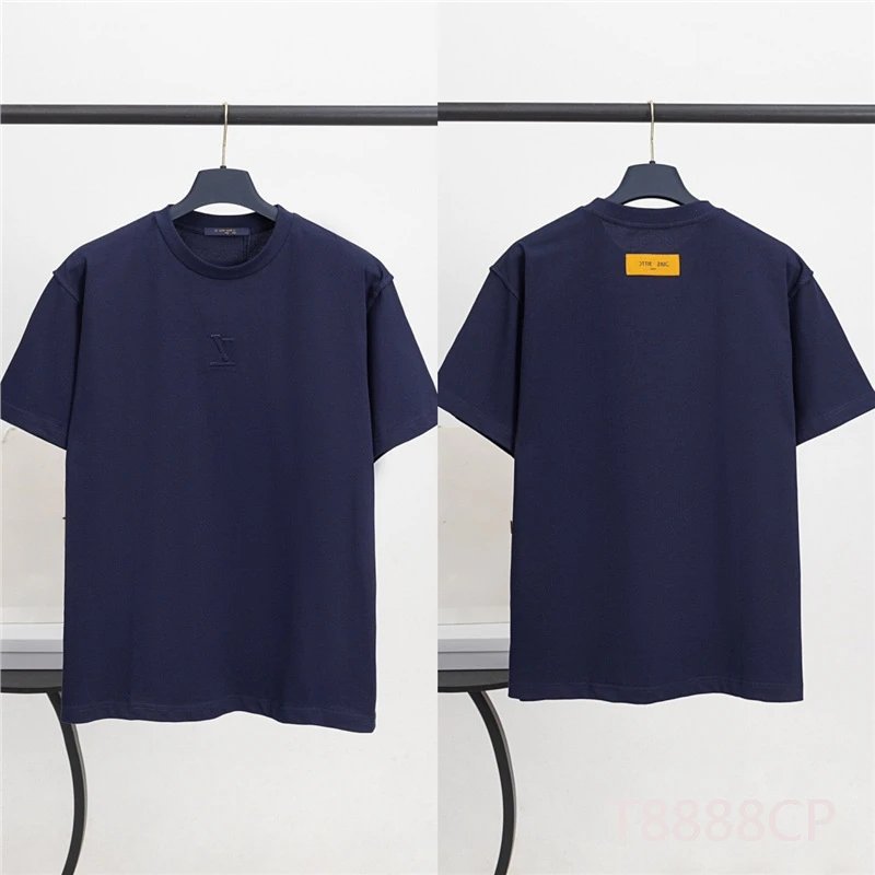 Embroidered Letter Print T-Shirt photo 8