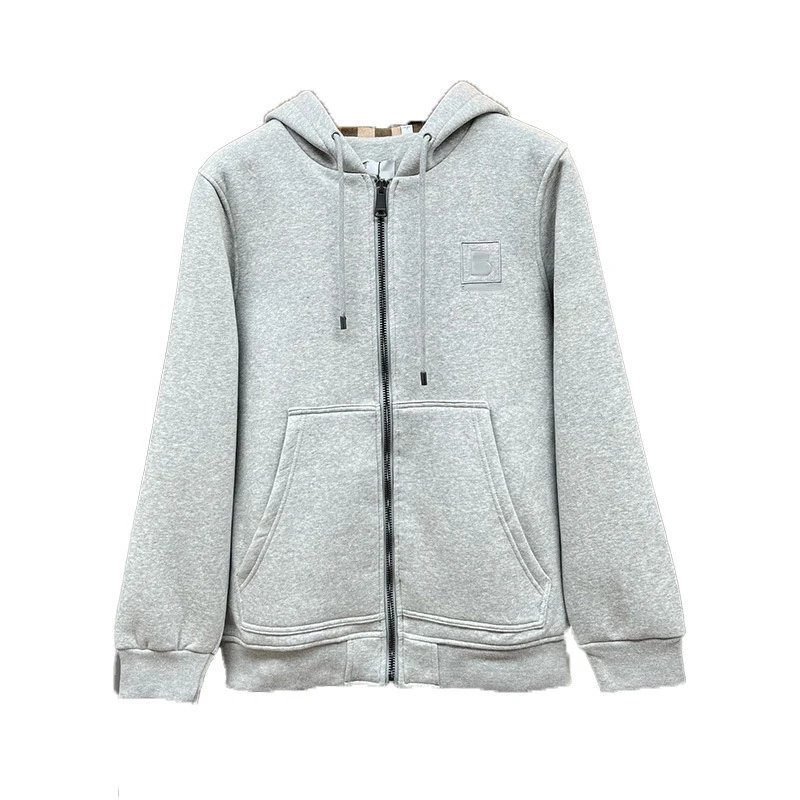 Embroidered Horse Logo Hoodie Jacket photo 2