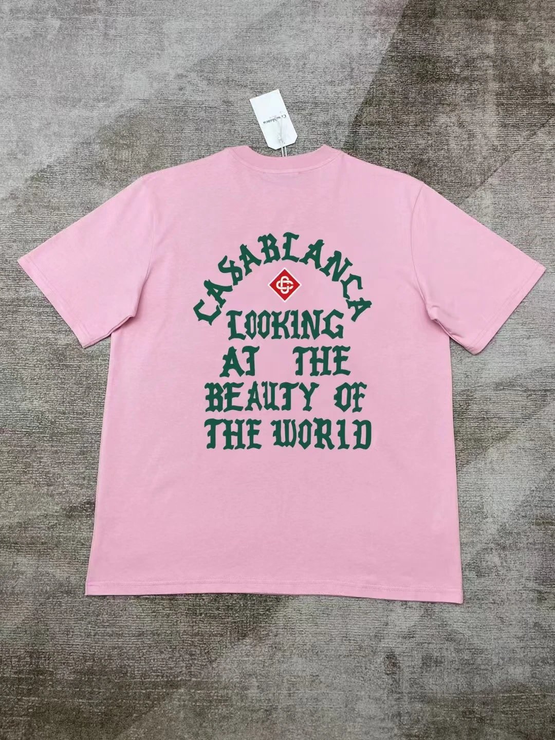 260g Print Pattern Short Sleeve T-Shirt photo 2