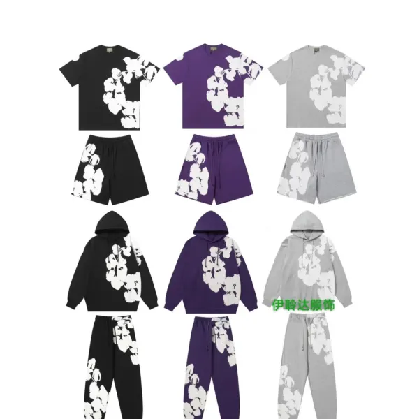 Off-White Cotton Poplin Shorts Black White Abstract Print Shorts - 3