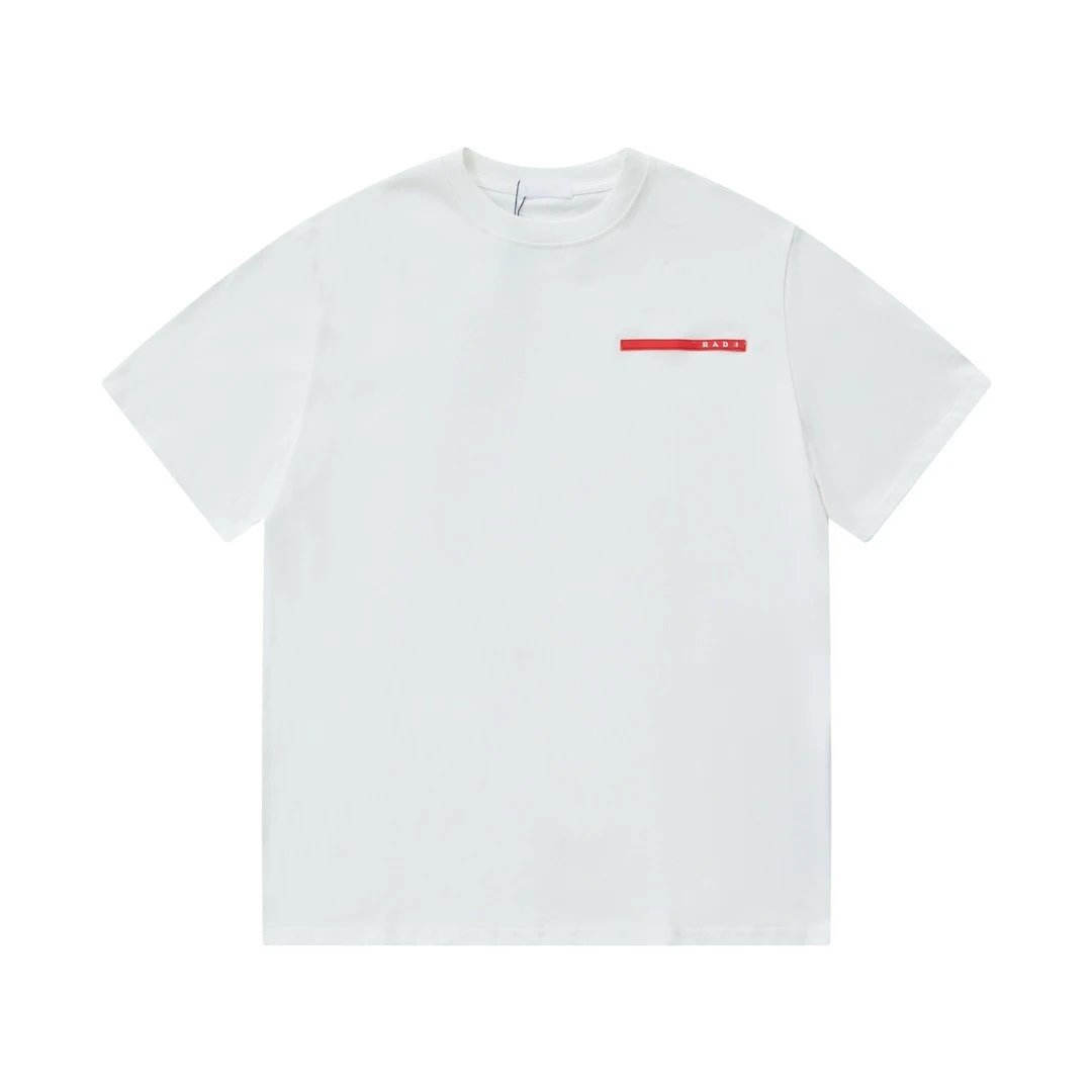 Metal Triangle Logo Embroidered T-Shirt photo 7