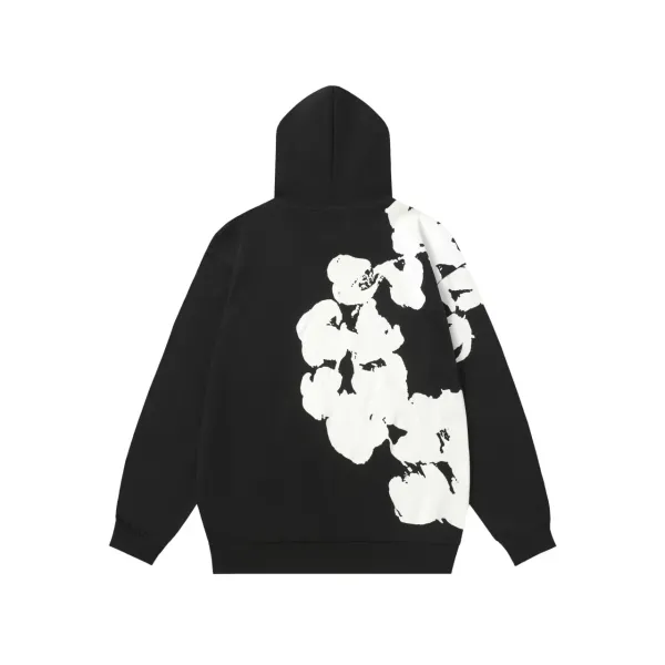Off-White Cotton Poplin Shorts Black White Abstract Print Shorts - 27
