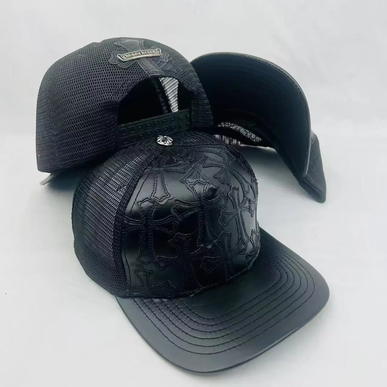 Leather label and hat