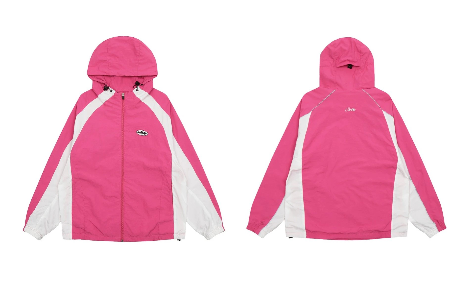 Color Block Embroidery Windbreaker Set photo 3