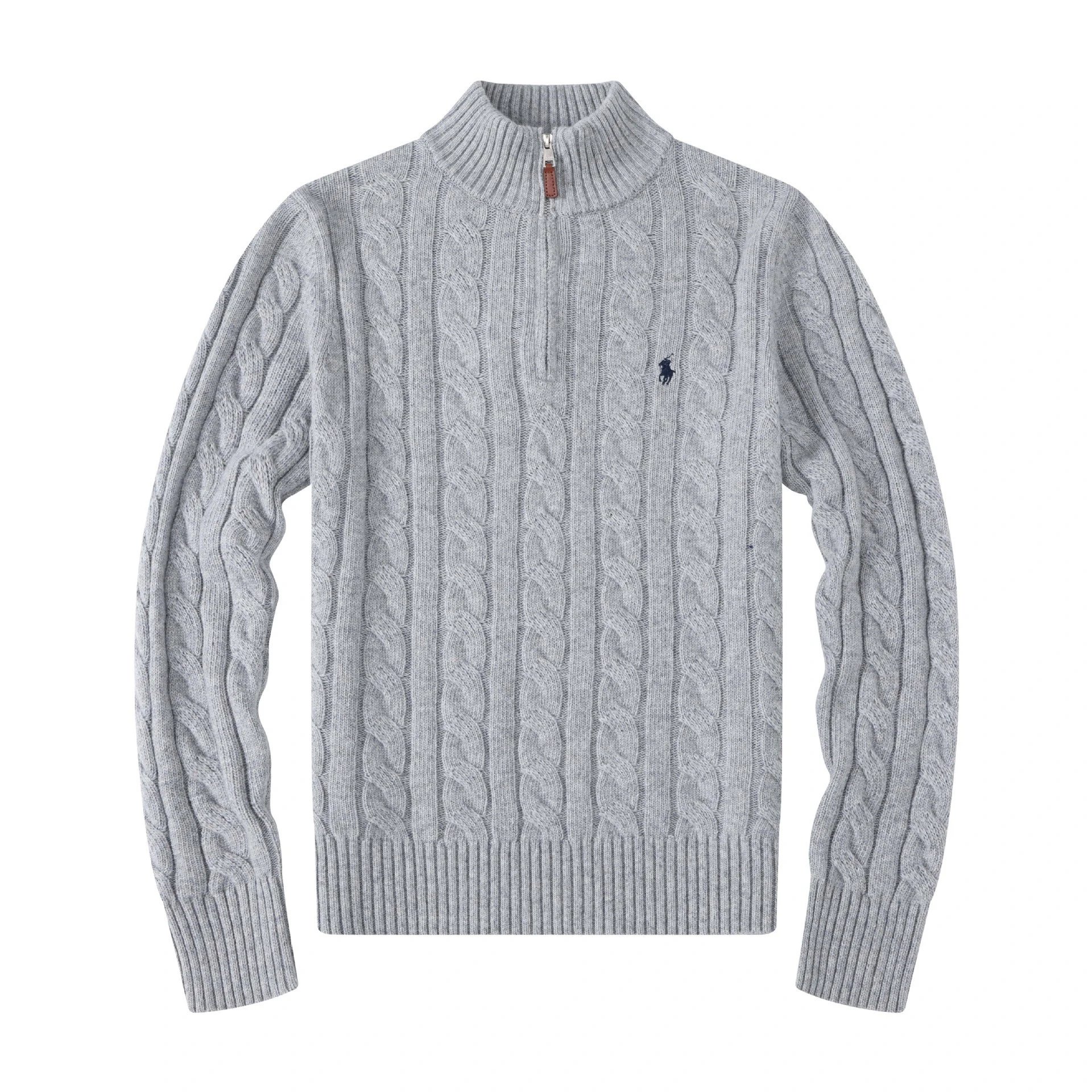 Mens Wool Twist Knit Sweater photo 3