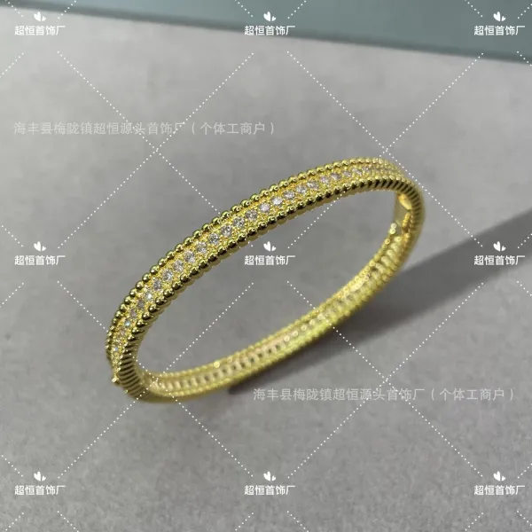 Design Crystal-Embellished Bangle Silver Bracelet Jewelry - 14