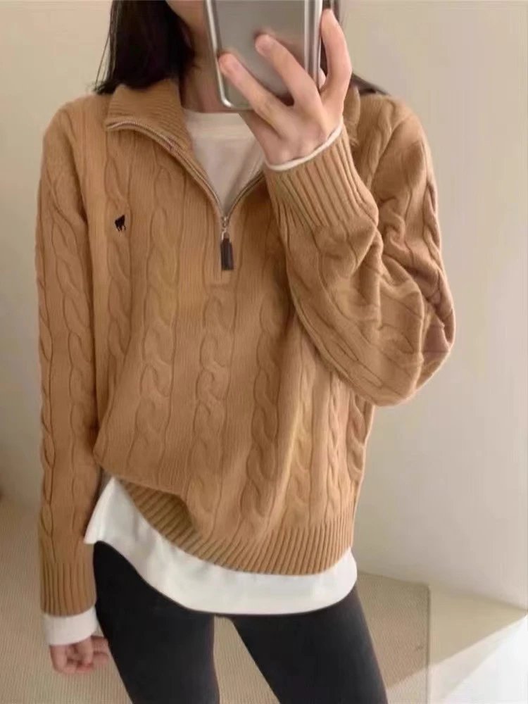 Mens Wool Twist Knit Sweater photo 7