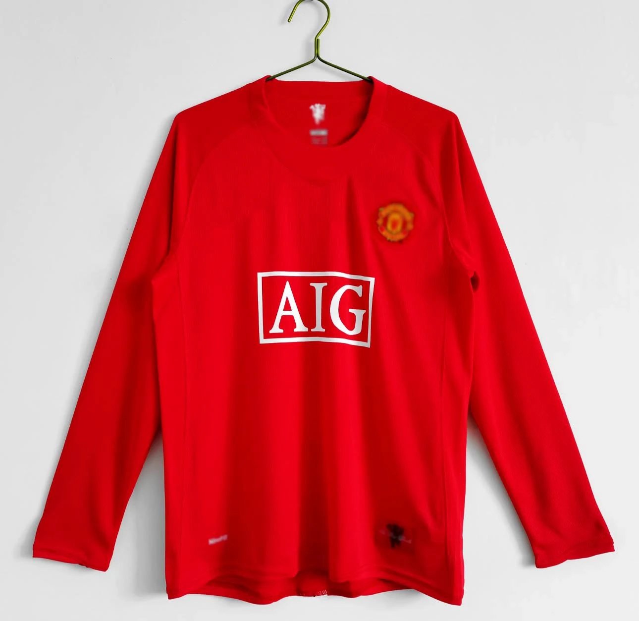 Adidas Football Jerseys AC Milan 2006/07 Home Jersey — Long sleeve; 07/08 season Manchester United home league edition
