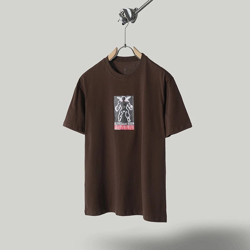 Summer Foam Print Crew Neck Relaxed Short-Sleeved T-Shirt photo 6