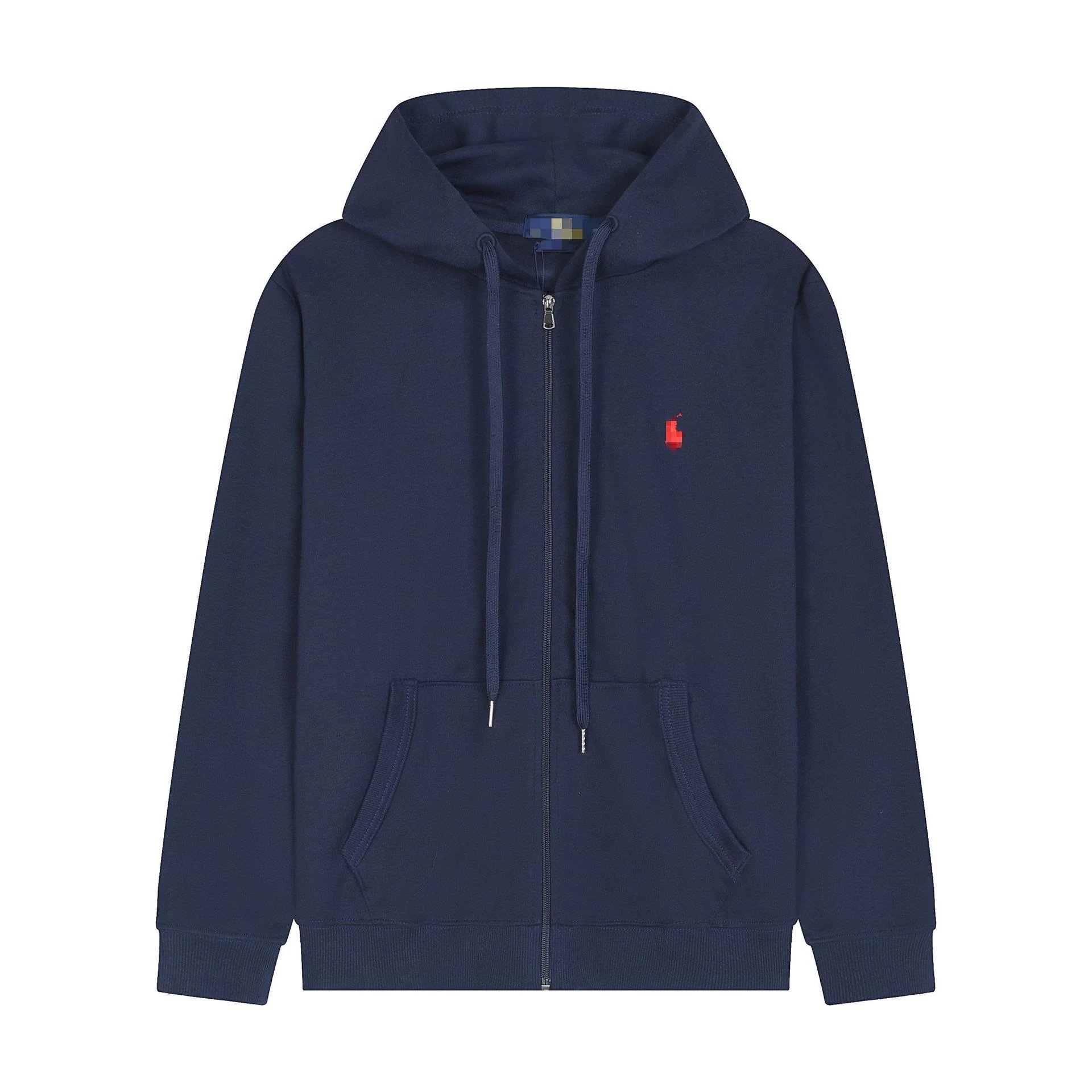 Solid Zip Hooded Cardigan Hoodie photo 4