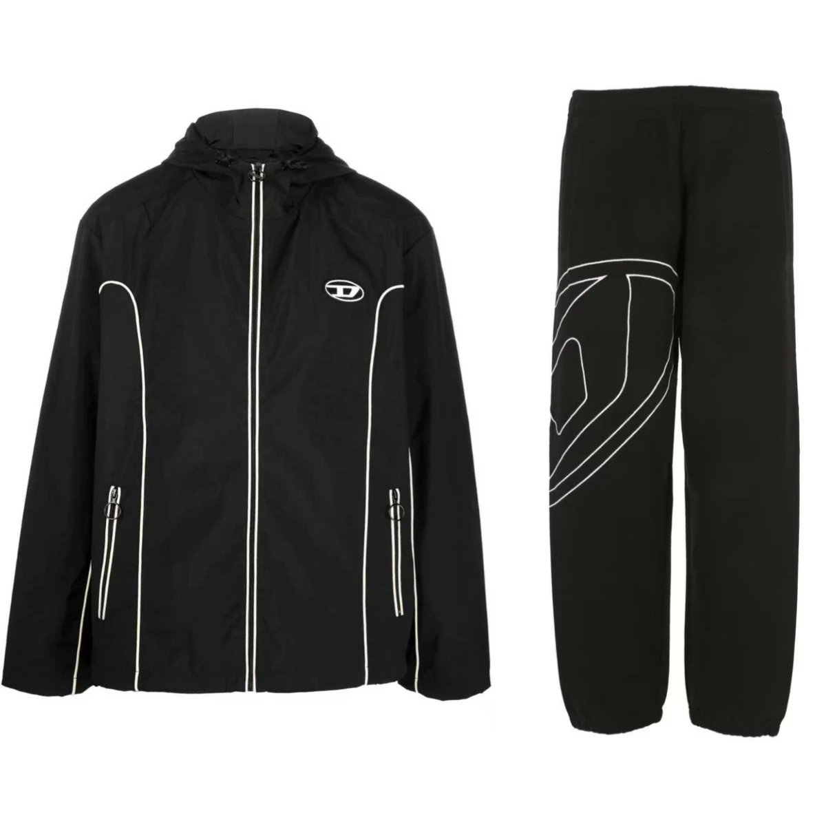 Hooded Jacket Sweatpants Set