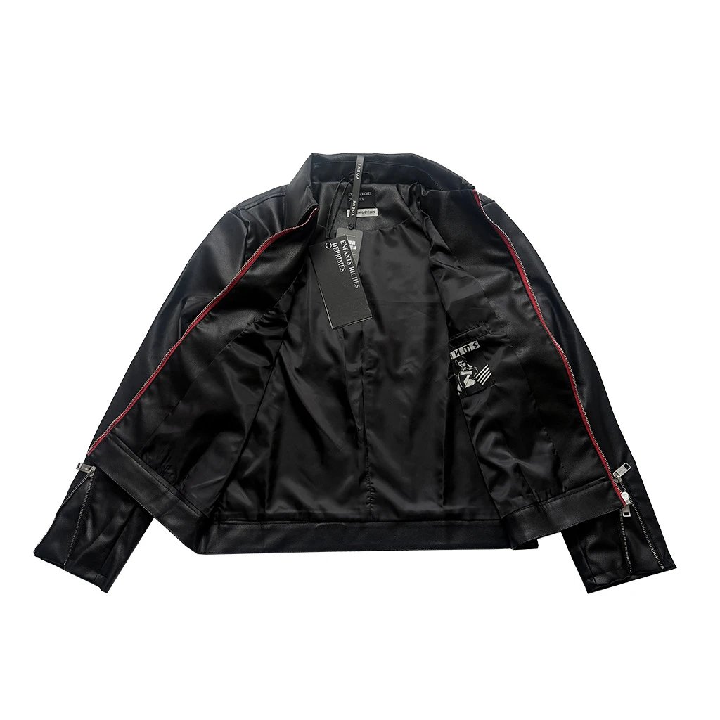 Napoleon Cross Leather Jacket photo 6