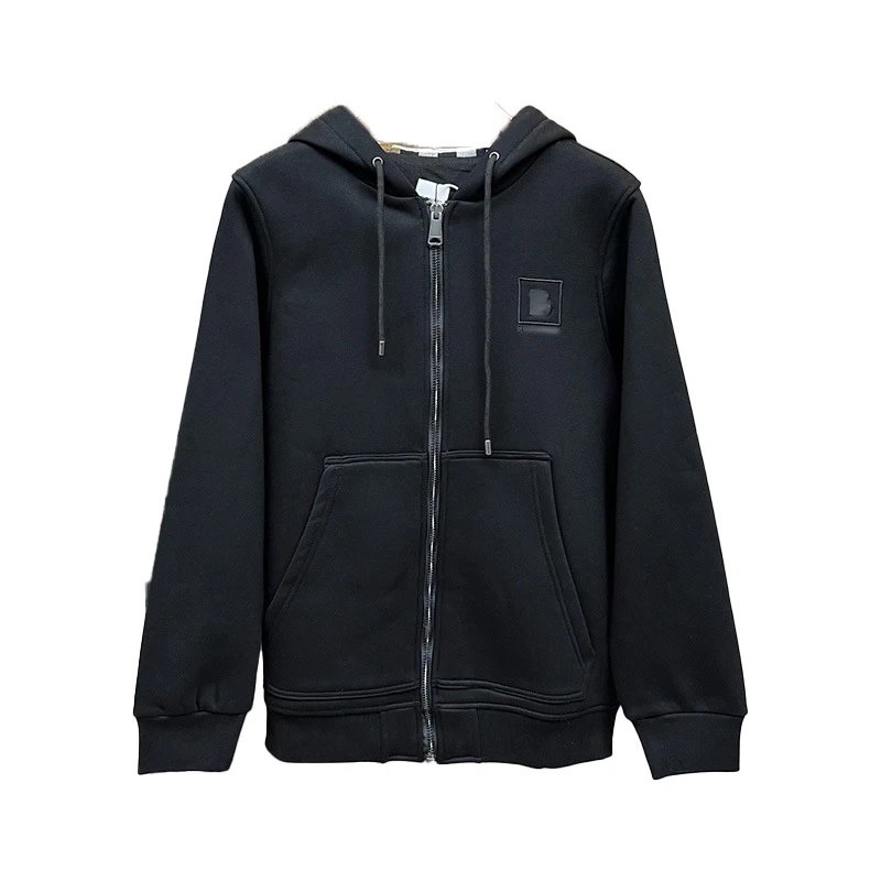 Embroidered Horse Logo Hoodie Jacket photo 3