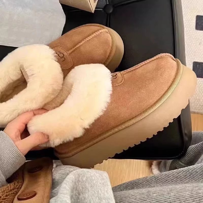 High-Top Fleece-Lined Cotton Shoes photo 8