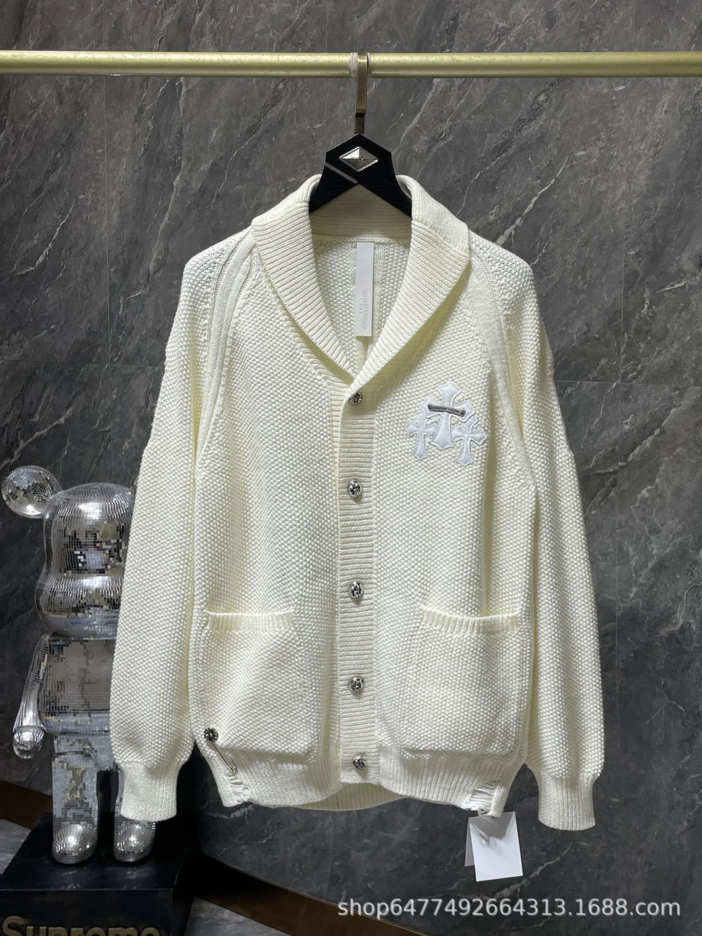 Knit Cardigan Sweater photo 2