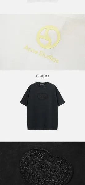 Acne Studios Signature Logo T-Shirt Black - 24