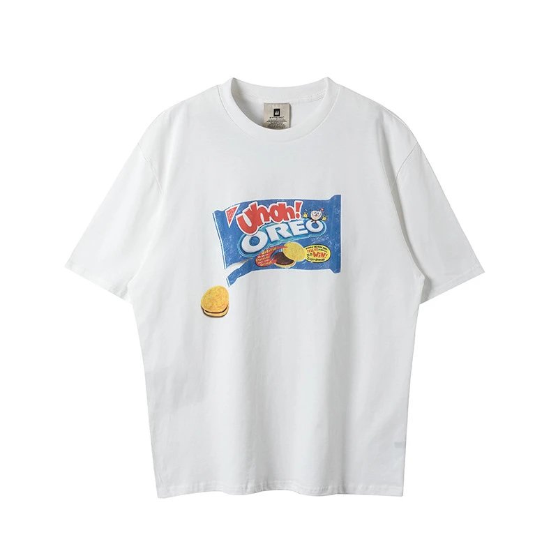 Washed Vintage Portrait High Street American Couple T-Shirt photo 8