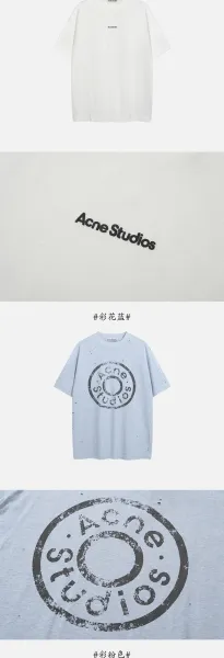 Acne Studios Signature Logo T-Shirt Black - 11