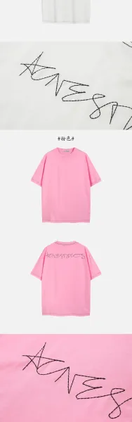 Acne Studios Signature Logo T-Shirt Black - 22