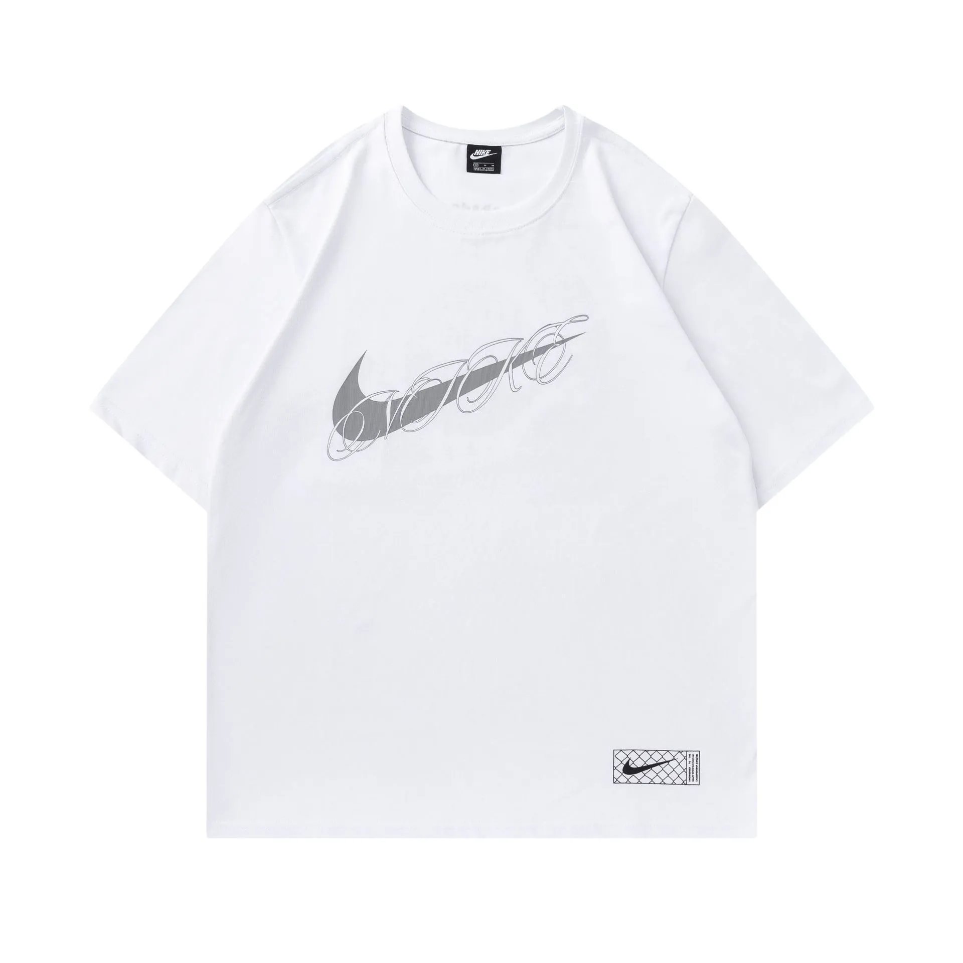 Letter Print Relaxed Polo Shirt photo 2