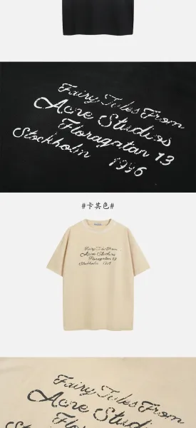 Acne Studios Signature Logo T-Shirt Black - 26