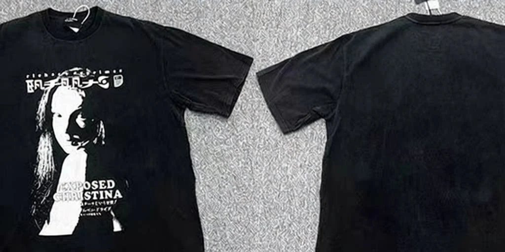 Vintage Distressed Print T-Shirt photo 3