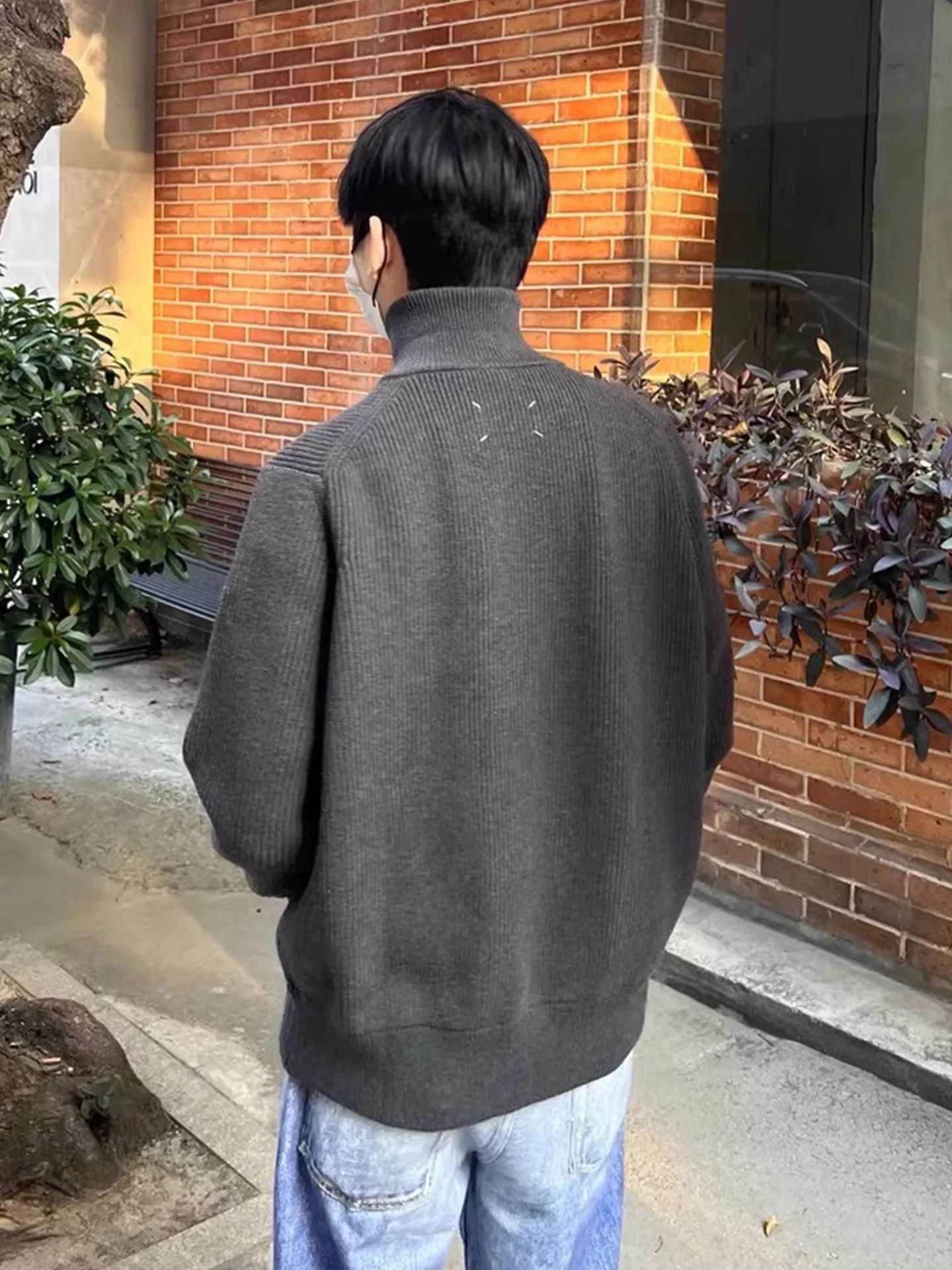 Half Zip Cardigan Sweater photo 3