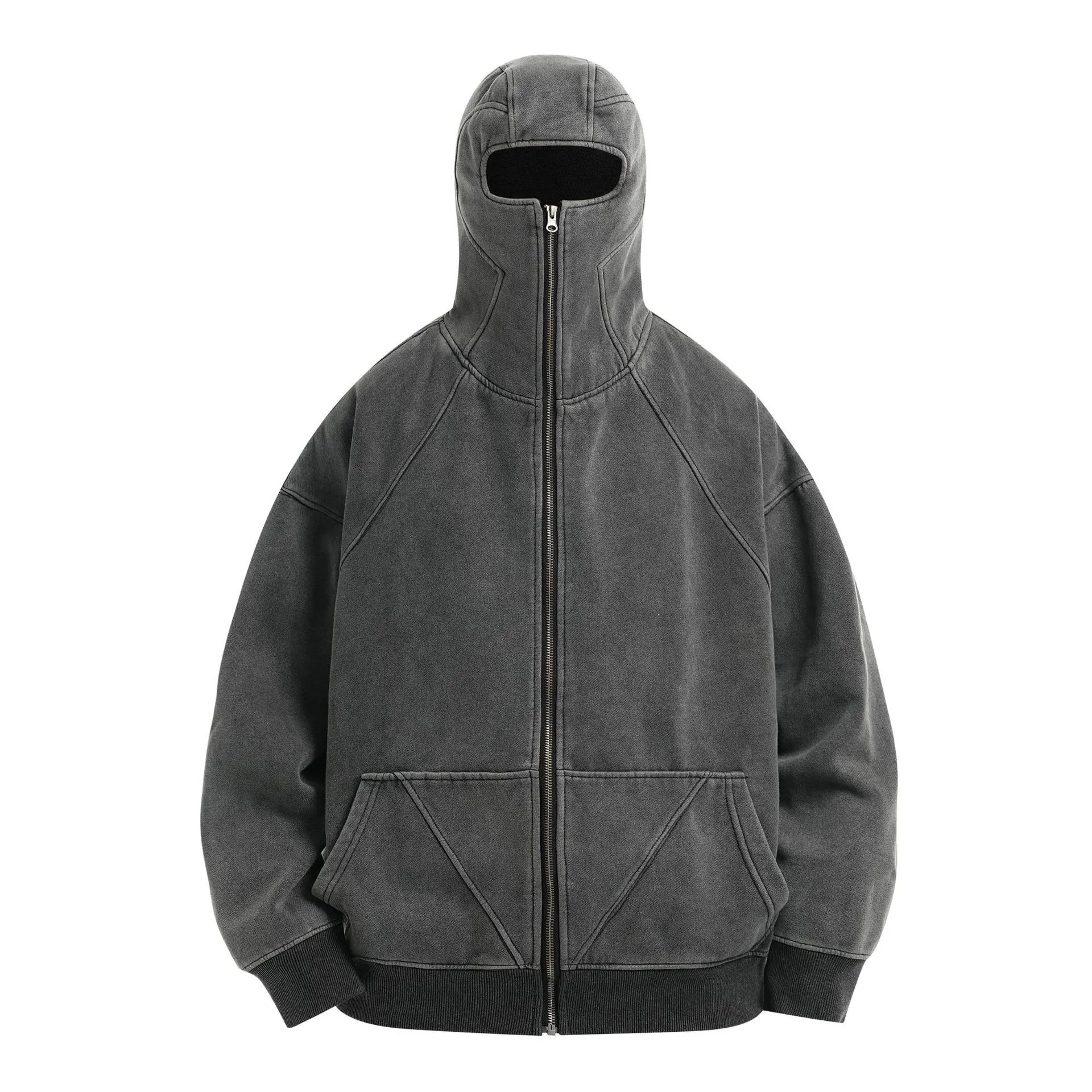 Solid Zip Hoodie photo 2