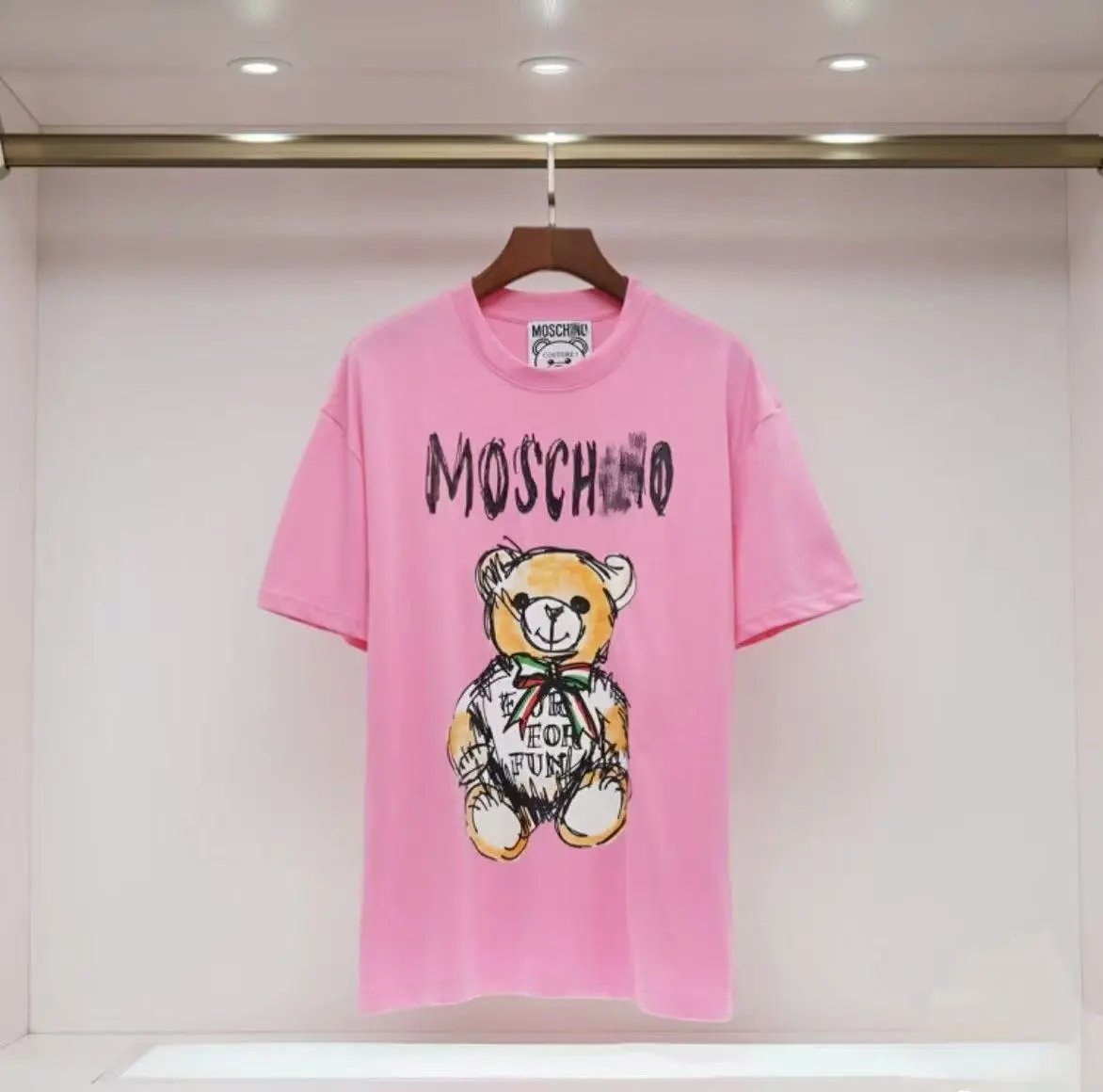 Bear Print Couple T-Shirt photo 3