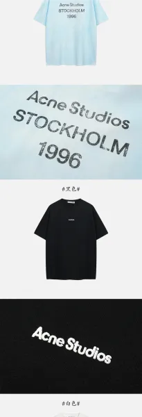 Acne Studios Signature Logo T-Shirt Black - 10