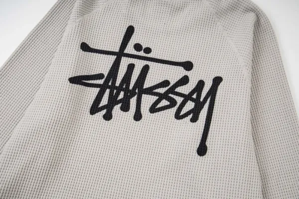 Stussy Camo Waffle Knit Long-Sleeve Top Multicolor - 3