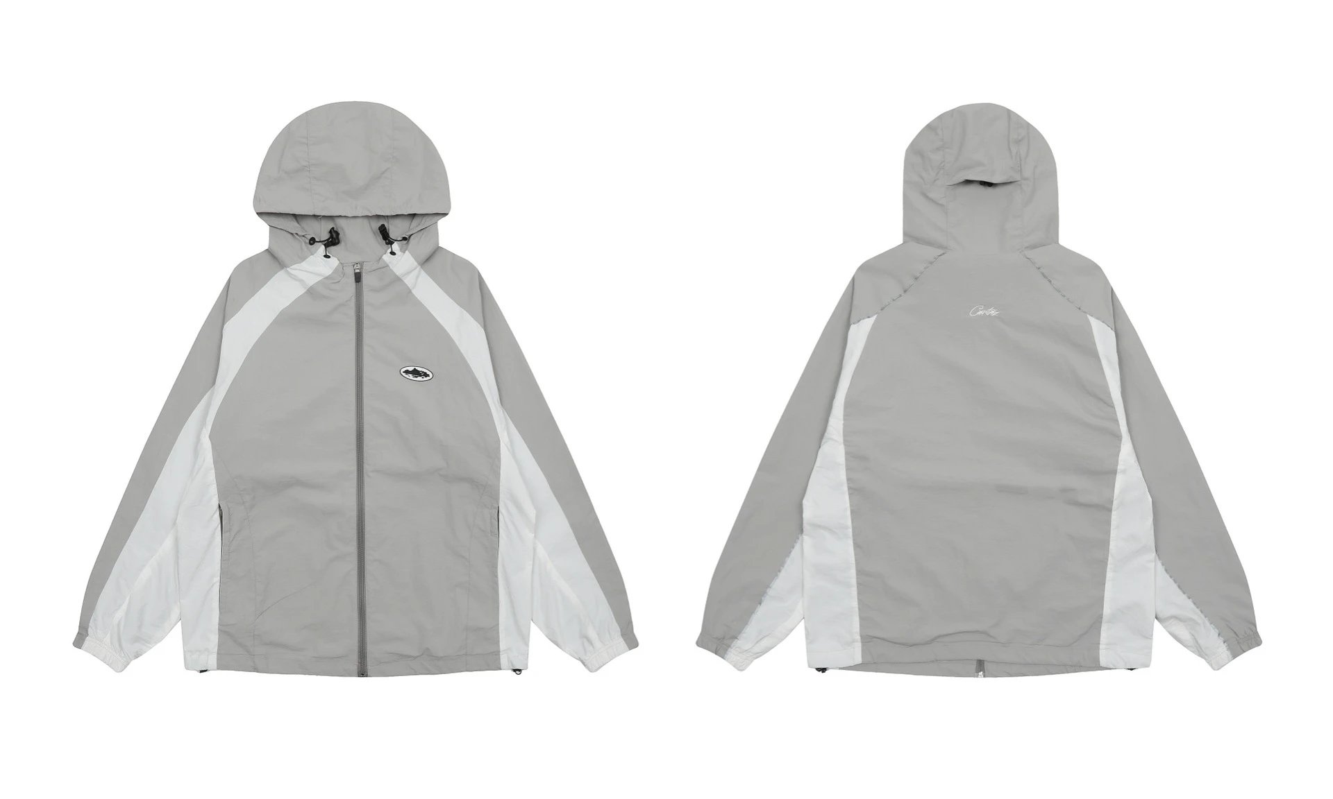 Color Block Embroidery Windbreaker Set photo 2
