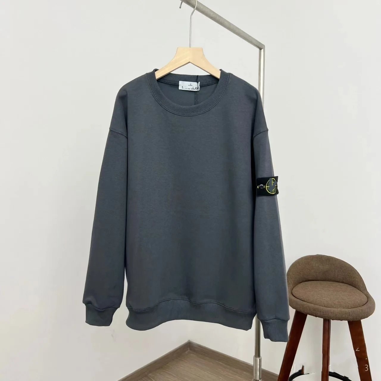 Solid Hoodie Long Sleeve photo 4