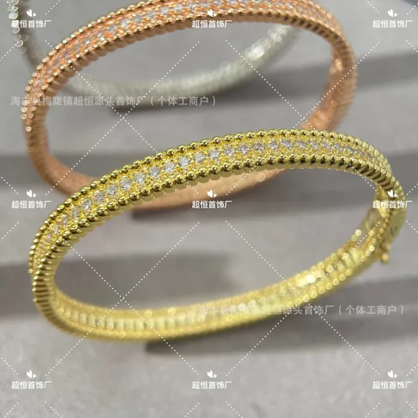 Design Crystal-Embellished Bangle Silver Bracelet Jewelry - 5