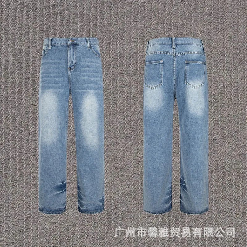 Embroidered Distressed Denim Jeans photo 4