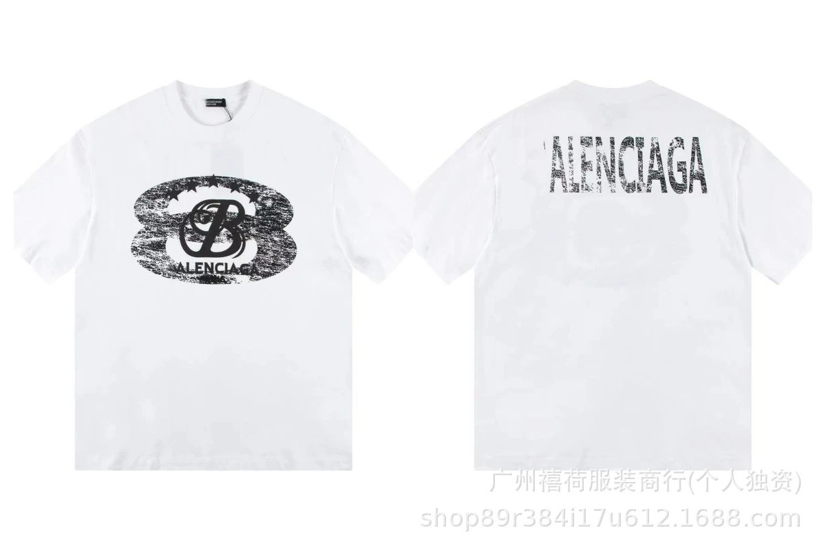Letter Printed Short Sleeve T-Shirt photo 6