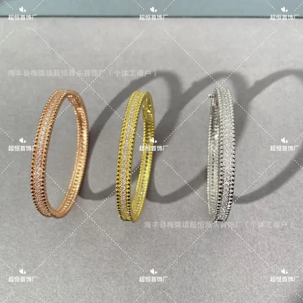 Design Crystal-Embellished Bangle Silver Bracelet Jewelry - 2