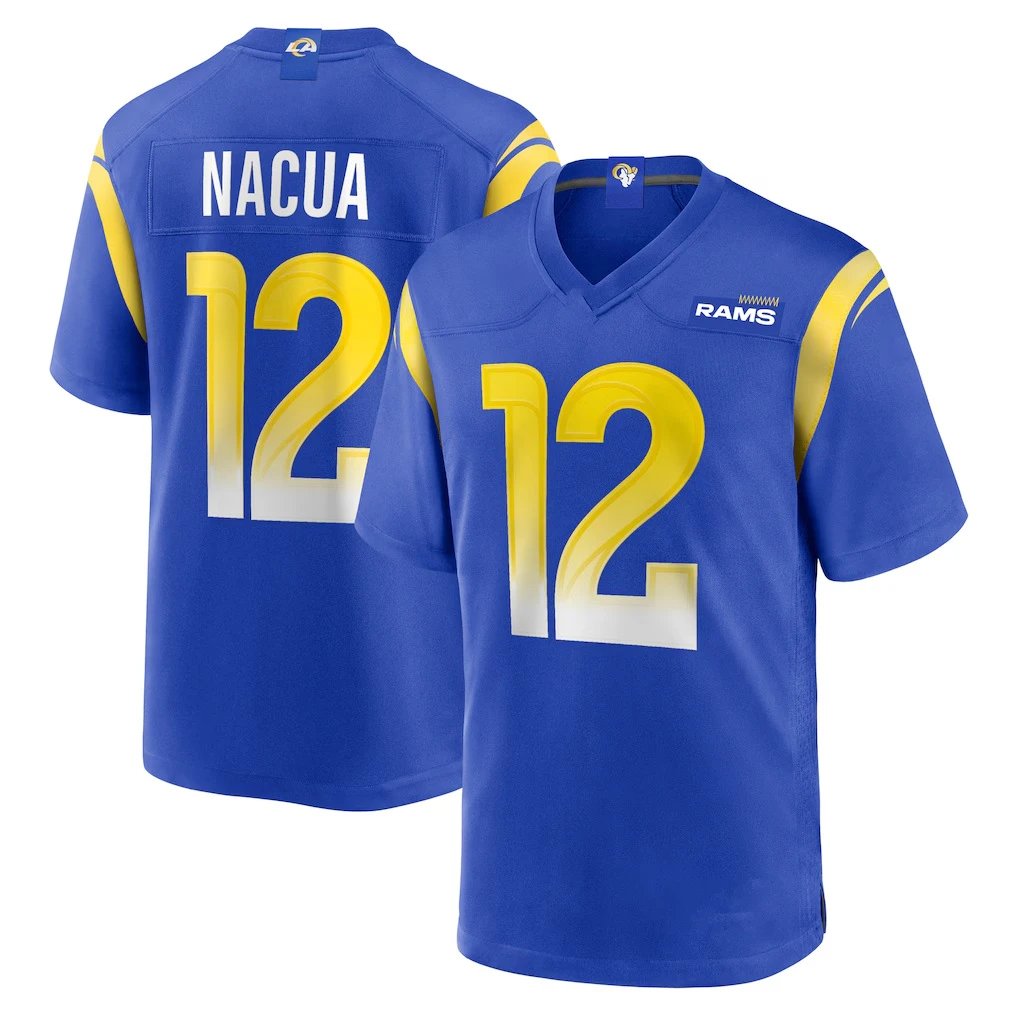 Rams Embroidered Football Jersey photo 7