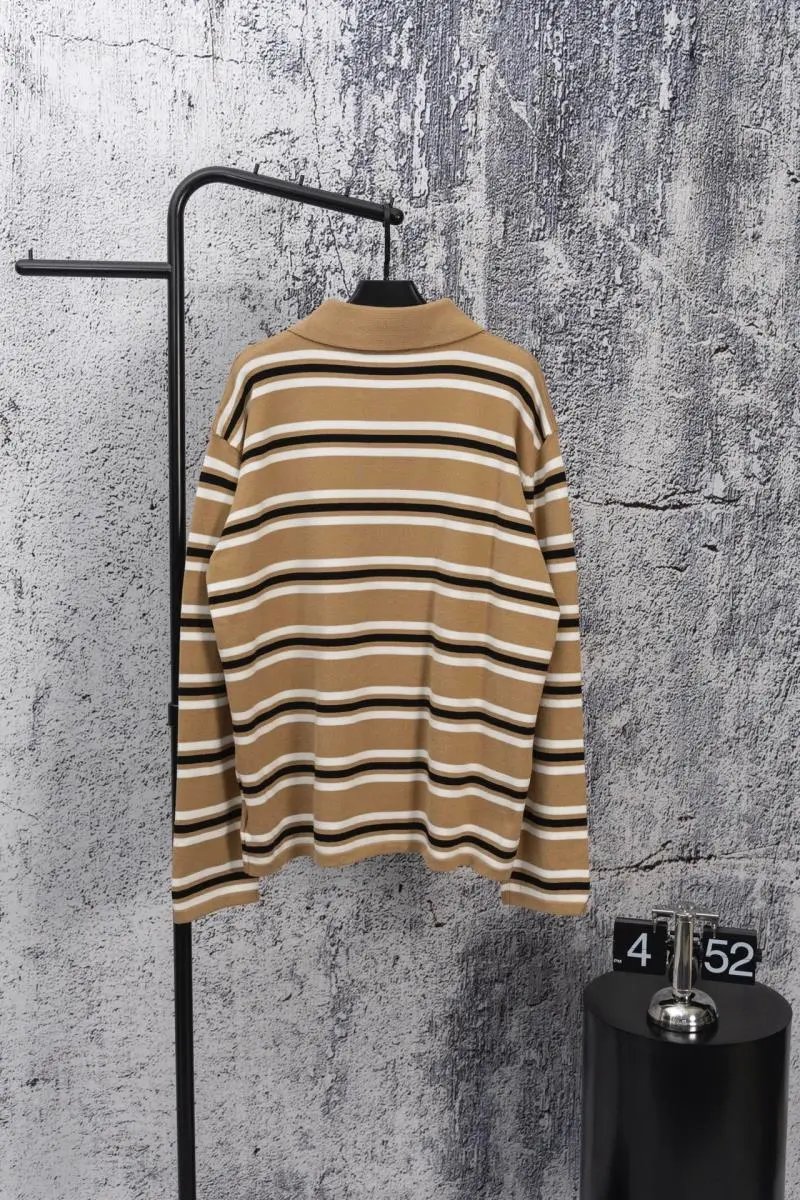 Striped Collared Polo Long Sleeve photo 8