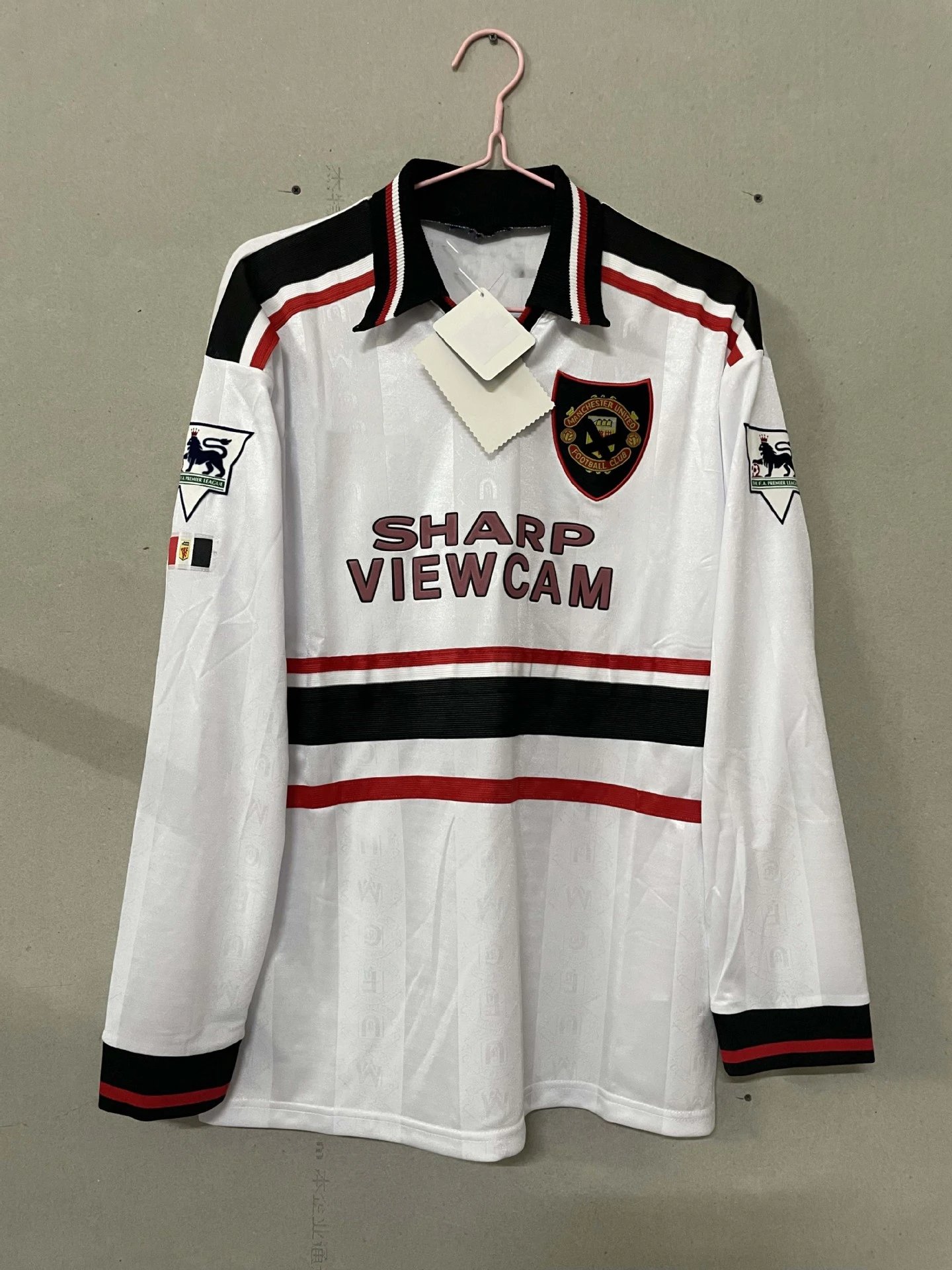 Adidas Football Jerseys AC Milan 2006/07 Home Jersey — Long-sleeve #1998/99 Man U away armband